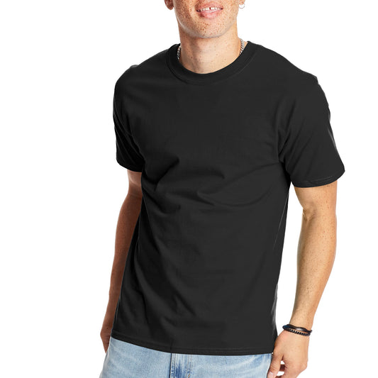 Hanes Mens Beefyt T-shirt, Heavyweight Cotton Crewneck Tee, 1 Or 2 Pack, Available In Tall Sizes Fashion-t-shirts, Black - 1 Pack, X-Large US